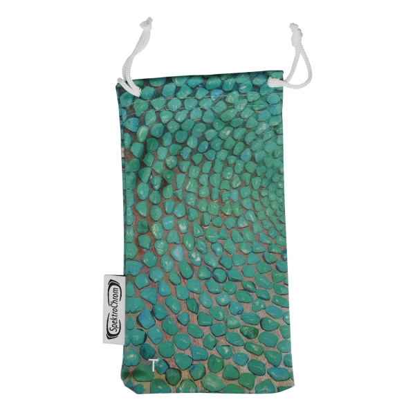 Microfiber glasses pouch - Turquoise (T)